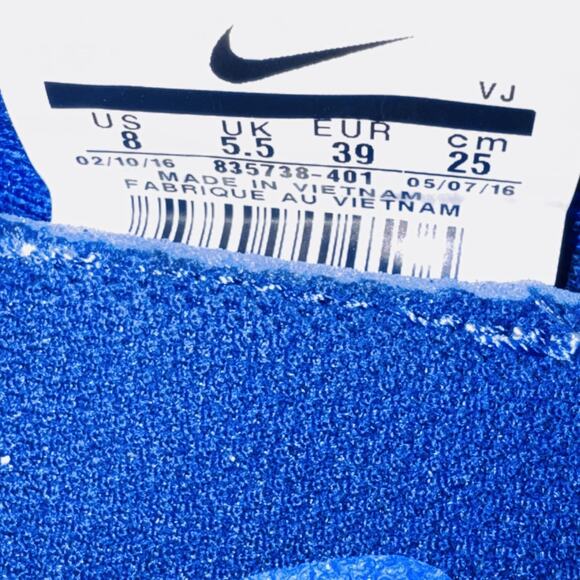 Nike Shoes Womens 8 Blue Air Presto Ultra Flyknit Sock Running Athletic Sneakers - Picture 9 of 10